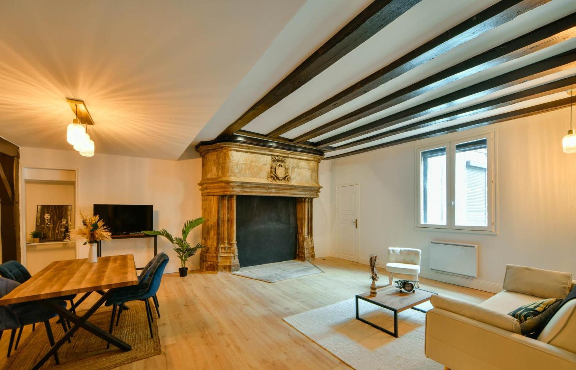 La Dame Blanche - Appartement Hypercentre Historique Bourges Exterior foto